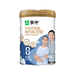 蒙牛中老年低脂高钙高纤奶粉