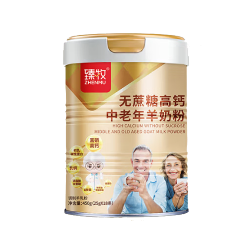 臻牧无蔗糖高钙中老年羊奶粉
